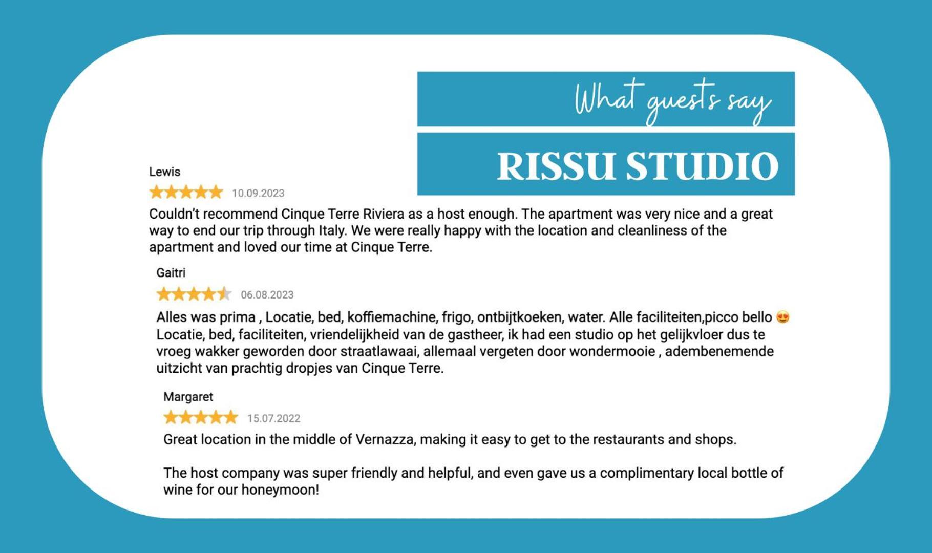 Rissu Nice Studio Vernazza Eksteriør bilde